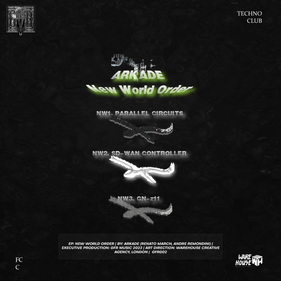 Warehouse Creative Agency
Album Artwork
GFR Music, Arkade - New World Order EP (Side B)